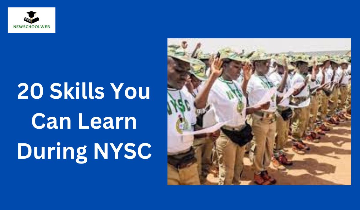 20 Skills You Can Learn During NYSC
