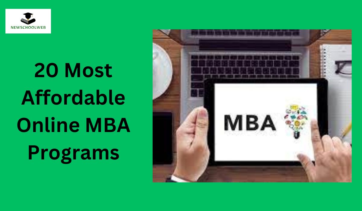 20 Most Affordable Online MBA Programs