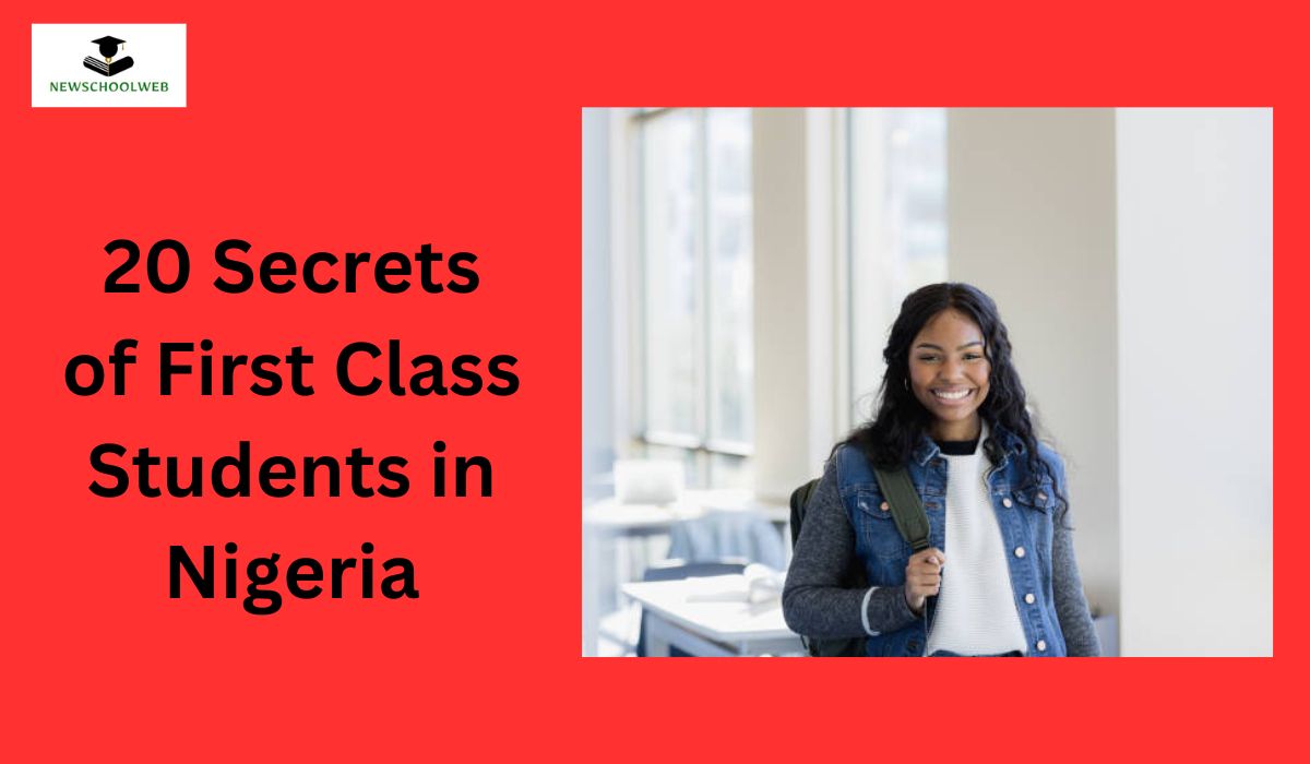 20 Secrets of First Class Students in Nigeria