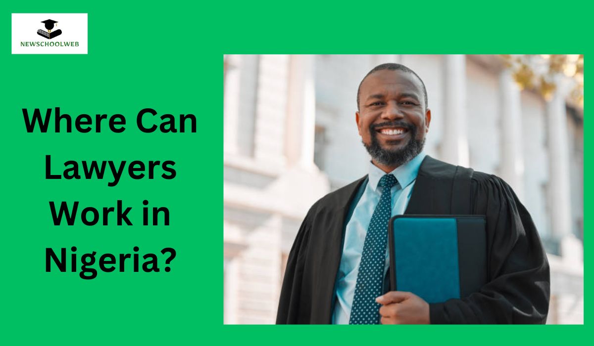 Where Can Lawyers Work in Nigeria