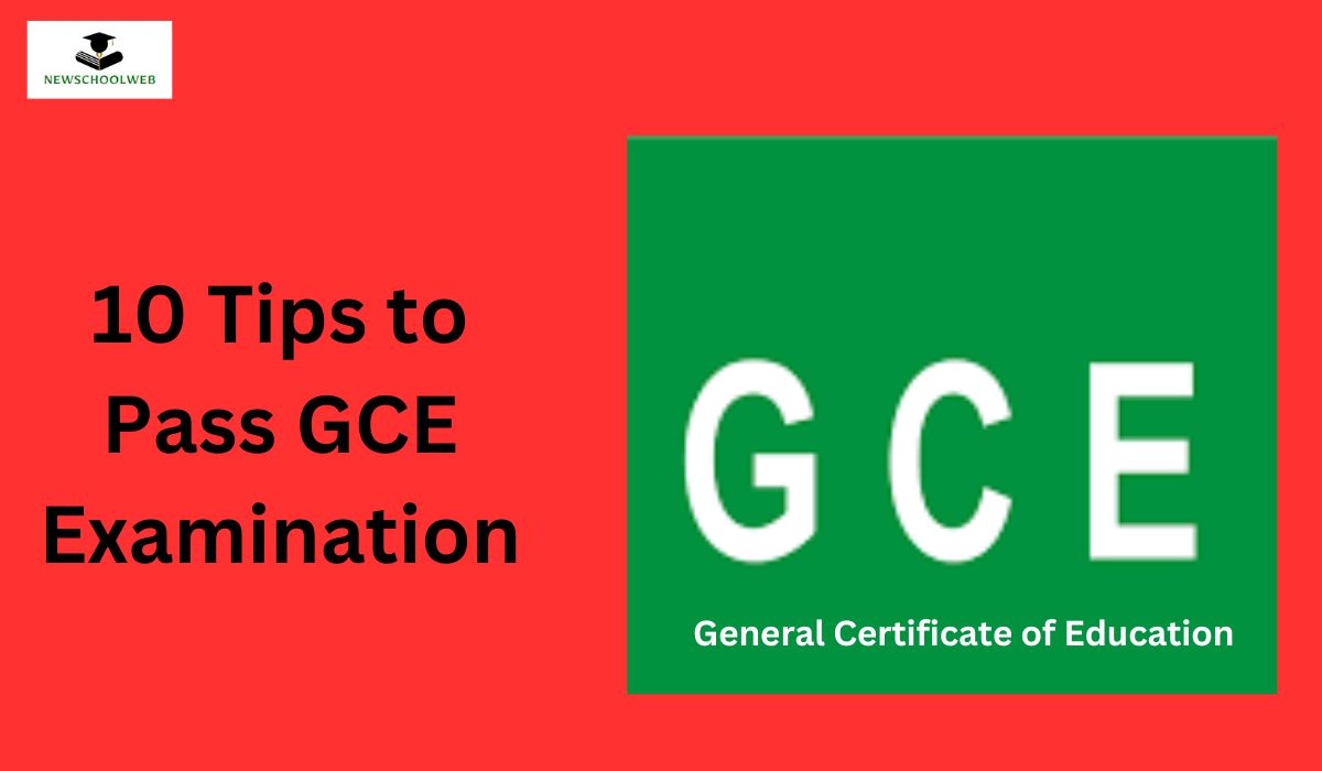 10 Tips to Pass GCE Examination