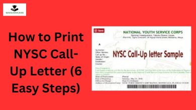 How to Print NYSC Call-Up Letter